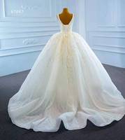 QUEENS GOWN robe de bal sans manches élégante dentelle Sexy col en v robe de mariée ivoire