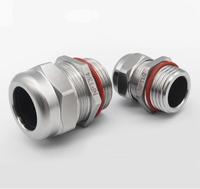 Presse-étoupe en laiton nickelé étanche IP68 de haute qualité, filetage NPT 1/2 pouce, 6-12 mm, haute/basse tension ML