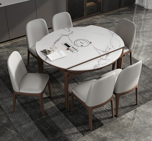 Tiết Kiệm Không Gian Đồ Nội Thất Folding Bảng Lift Up Cơ Chế 2 Trong 1 Mở Rộng Vòng Bảng Trượt Nâng Đường Sắt Bản Lề - Product Image 6