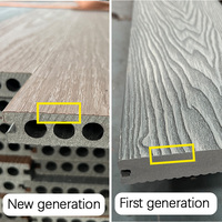 Planches de terrasse en composite WPC imperméables pour la décoration extérieure du bord de piscine