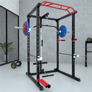 Jaula de potencia multifuncional ajustable, barra extraíble, estación de inmersión, mango de remo, gimnasio en casa, máquina multipotencia, soporte para sentadillas - Product Image 2