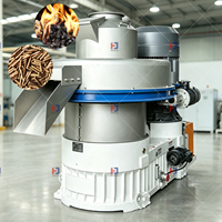 Machine industrielle de fabrication de granulés de bois à grande anneau-cercle pour granulés de combustible à partir de sciure et de biomasse