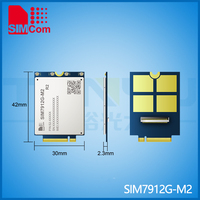 Modul SIM7906G-M2 SIMCom LTE Cat6 SIM79XX kompatibel USB3.0 PCIe GPIO GNSS Volte untuk IIoT otomotif