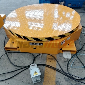 1.5 टी चीन निर्माता जमीन गड्ढे पर चढ़कर बिजली रोटरी लिफ्ट मंच के साथ दौर मोड़ घूर्णन तालिका, घूर्णन मंच - Product Image 4