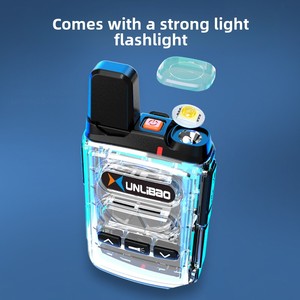 Mini Walkie Talkie Modello 9500 per Bambini, <span class=keywords><strong>Radio</strong></span> Bidirezionale con Tasto Singolo per Frequenza, Comunicatore 5KM 16 Canali, Ricetrasmettitore Wireless - Product Image 4