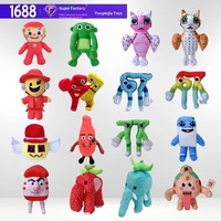 Nouveau produit transfrontalier : Peluche Jandel Brainrot en polyester et rembourrage en coton PP pour les 14 ans et plus