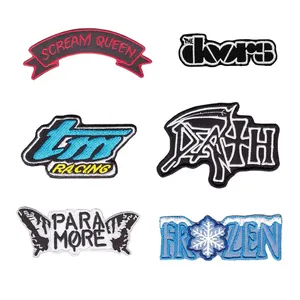 Art Lettering Embroidered Decal Famous Band Badge Rock Punk Patch
