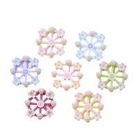 Accessoires de décoration colorés en forme de grande roue, accessoires pour cheveux, coques de téléphone, bijoux en résine, accessoires DIY, fleurs de marguerite, décoration intérieure