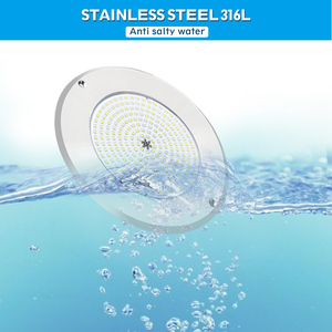 HOTOOK Lumière sous-marine RGB de haute qualité SS316 Super mince 3 mm IP68 Étanche Panneau LED Tout-en-un Lumière de piscine - Product Image 2