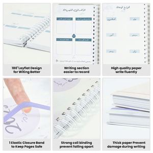 2024 - 2025 Customized Printing <b>Academic</b> Weekly Monthly Goals <b>Planner</b> <b>Yearly</b> Agenda Wire Binding Hardcover Organizer Spiral Note - Product Image 4