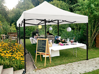 Tienda pequeña de acero con dosel para niños con tela de poliéster para eventos de exhibición de ferias comerciales