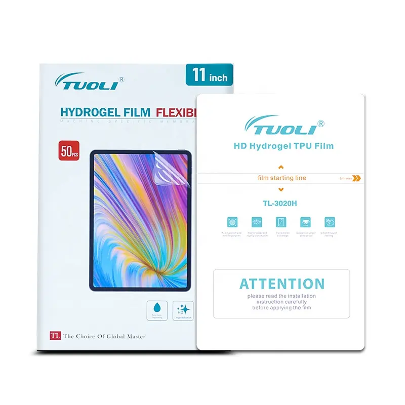 TUOLI ขายส่งป้องกันหน้าจอ 11 นิ้ว 300x200 มม.สําหรับ Ipad 9 พรีเมี่ยมกระจกนิรภัยสําหรับสําหรับ Ipad 9