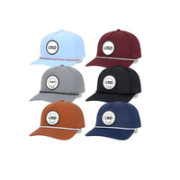 Gorras de Béisbol Personalizadas 100% Poliéster, Bordado 3D, Logotipo de Goma, 5 Paneles, Visera Curva, Impermeables, Transpirables, Deportivas, para Golf y Actividades al Aire Libre