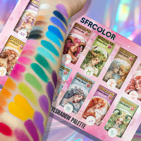 Palette de fards à paupières en papier Douze Constellations, haute qualité, haute pigmentation, nouveau design, marque privée, vente en gros OEM ODM S.f.r Color
