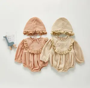 Toptan bebek kız giysileri bebek tulumları romper bebek giyim dantel
