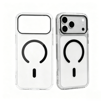 Étui de téléphone magnétique antichoc de luxe, coque de protection antichoc avec recharge sans fil pour iPhone 18 17 16 15 14 13 Pro Max