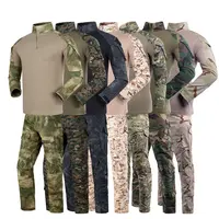 किलोमीटर शीर्ष बेच आउटडोर सांस संरक्षण सामरिक वस्त्र सैन्य मेंढक वर्दी बहुरंगा सूट लड़ाकू सूट