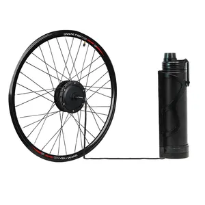 LVBU Wepower App 250 350 500瓦电动轮混合动力踏板车电动自行车前轮毂电动自行车转换套件带电池专利