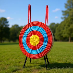 Objetivo Tradicional de Paja para Tiro con Arco, 20 Pulgadas, 3 Capas, Hecho a Mano, para Práctica de Tiro, Caza con Arco, Equipo Deportivo para Exteriores - Product Image 2