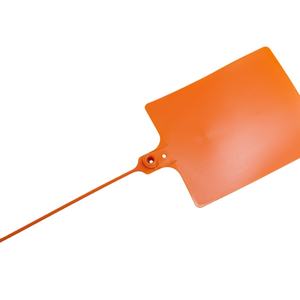 Etichette di sicurezza in plastica monouso HS-PS6005 con chiusura automatica, lunghezza 250 mm, numerazione e codici a barre personalizzati - Product Image 1