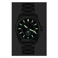 Reloj Mecánico de reserva de energía para hombre, piezas transparentes de acero inoxidable 57