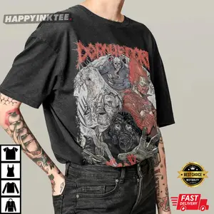 Pakaian Tim Setelan Paternitas Kustom Kaus Dorohedoro Dorohedoro Anime Kaus Manga Crewneck Kaus Seluruh Cetak