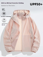 Nouvelle veste bomber légère et fine en toile de soie glacée 2026 pour hommes et femmes, protection UV, séchage rapide, idéale pour la pêche en extérieur en été
