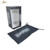 Boîte de papier pliable avec logo personnalisé pour lunettes de soleil Étui à lunettes Boîtes d'emballage de luxe pour lunettes de soleil en PVC PET personnalisé