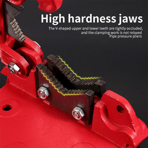 Taşınabilir Mini manuel cırcır boru diş seti endüstriyel sıhhi tesisat el aracı boru mengene Tripod zincir standı dokunun OEM özelleştirilebilir - Product Image 6