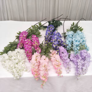 <span class=keywords><strong>Glicine</strong></span> d'attaccatura dei fiori di seta artificiali della stringa del fiore falso della vite della ghirlanda <span class=keywords><strong>per</strong></span> la decorazione domestica di nozze - Product Image 1