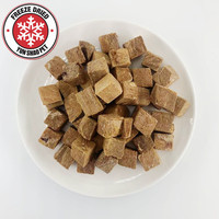 Meilleures ventes de nourriture pour animaux de compagnie OEM nourriture pour chien friandises séchées au congélateur en forme de cœur d'agneau quantité minimale de commande 10 kgs pour emballage sous label privé