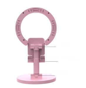 Lampe Annulaire LED Pliable et Portable pour Selfie <span class=keywords><strong>avec</strong></span> Support de Téléphone et Trépied pour Streaming Vidéo en Direct - Product Image 5