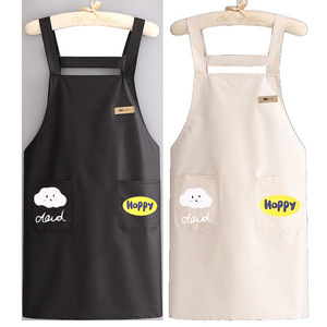 Cloud <b>Apron</b> Waterproof Oil Resistant Sleeveless Suspender For <b>Kitchen</b> Cooking Adults Children Family Use - Product Image 5