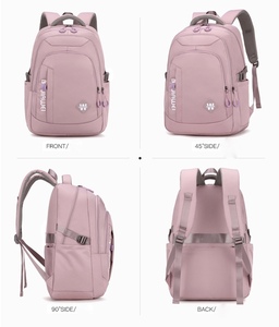 Mochila de Nylon para Mulheres com Grande Capacidade, Design Robusto, Impermeável, Padrão de Doces, Recurso Antifurto, Mochila para Ensino Médio - Product Image 2