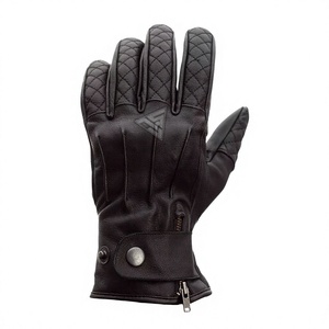 Gants de moto en cuir véritable pour écran tactile, gants de course pour hommes, gants de moto et de cyclisme en cuir pour hommes - Product Image 1