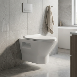 WC suspendu en céramique Titan de haute qualité, norme européenne, fabriqué en Inde. - Product Image 5