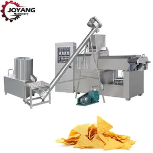 Kızarmış aperatifler yapma makinesi pelet aperatifler cips üretim tesisi Fryum pelet gıda işleme hattı