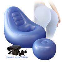 Canapé BBL Air avec pouf gonflable avec trou pour la récupération de liposuccion assis chaise BBL avec pompe à air
