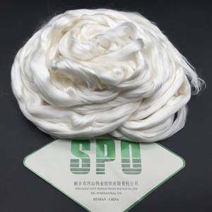 Fibra de Seda Muga 100% China, Fibra de Seda con Capullo de Gusano de Seda, Venta al por Mayor - Product Image 2