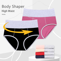 Ladymate ODM/OEM Bragas De Talla Grande De Algodon Para Mujer Culotte à taille haute Slip à couverture complète Sous-vêtements en coton pour femmes
