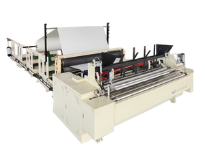 Machine à rembobiner le <span class=keywords><strong>papier</strong></span> toilette jumbo haute vitesse |   <span class=keywords><strong>Enrouleur</strong></span> de noyaux de <span class=keywords><strong>papier</strong></span> industriel avec panneau de commande PLC convivial - Product Image 2