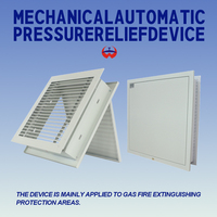 Soupape de décharge de pression pour système d'extinction d'incendie HFC227ea, amortisseur automatique de surpression pour zone de protection incendie