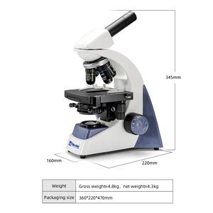 Murzider biyolojik mikroskop tıbbi laboratuvarlarda ve kliniklerde kullanılır MSD105-S - Product Image 2