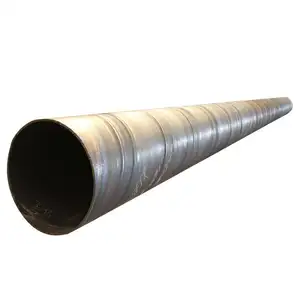 Tubo de acero al carbono soldado en espiral para apilar/agua, diámetro grande de 1 m, 5L