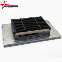 Services d'usinage CNC de 7 pouces de l'usine de Shenzhen Contrôleur d'écran d'affichage en acier inoxydable avec traitement de cavité en alliage d'aluminium