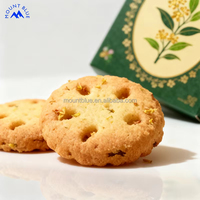 Galletas Gourmet Premium Artesanales con Aroma a Osmanthus y Té Longjing, Infusionadas con Chocolate, Azúcar, Sal y Textura Crujiente, en Caja