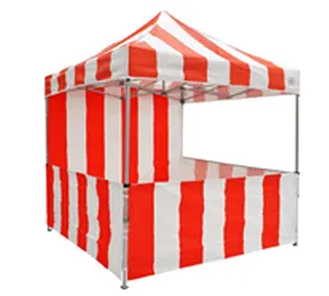 Mini Red White Stripe Carnival Khuyến Mãi Lều Triển Lãm Thương Mại Lều