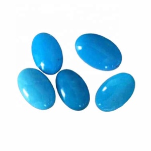 Eccellente Naturale Blu Turchese Rame OV Forma Della Pietra Preziosa Cabochon Per Monili - Product Image 1