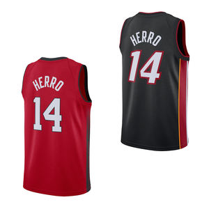 شباب ميامي للرجال #11 جايمي جاكيز آر سيتي طبعة قميص كرة السلة مزين بشعارات زي رياضي جيد التهوية - Product Image 5