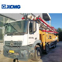 XCMG Oficial HB58V Bomba de pluma de hormigón montada en camión 58m Bomba de hormigón de segunda mano Precio de camión a la venta